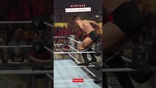 Gunther delivers mid rope Missile Dropkick on Mustafa Ali | #WWE2K23