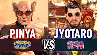 T8  PINYA (Heihachi) vs JYOTARO (Victor)  Tekken 8 High Level Gameplay