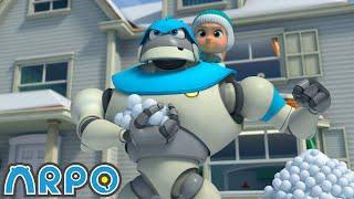 Snowball Showdown | ARPO the Robot | Funny Cartoons For Kids | Compilation