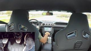 POV Drive With Pedals View - Shelby GT350 Ford Mustang