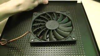 PC case fan on magnets