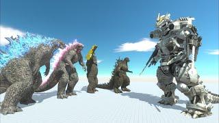 Power Godzilla Team Attack Mechagodzilla Kiryu rescue Heisei Godzilla