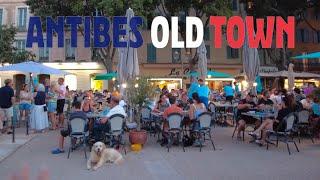 Antibes Old Town walk looking at shops ️ & restaurants  in search of the Big Wheel!!!