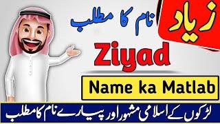 Ziyad Name Meaning in Urdu & Hindi | Ziyad Naam ka Matlab Kya Hota Hai | Ziyad Naam ke Mayne |Urdusy