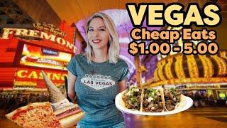 BEST & Worst Las Vegas Fremont CHEAP EATS | Budget Meals Downtown Las Vegas Travel Tips