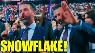 Donald Trump Jr. Has PUBLIC MELTDOWN, Whines on Newsmax!