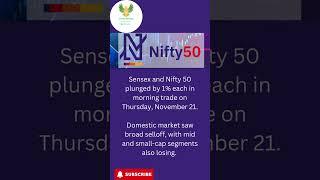 Stocks market today Sensex Nifty 50 crash 1 each what is driving the market down Explained with 5 fa