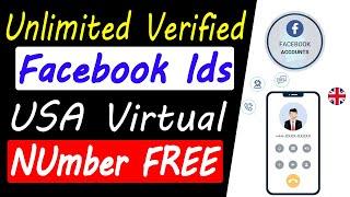 Create unlimited Facebook account without disabled | Get Free Virtual Phone Number in bulk