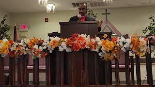 Bishop Nathaniel Wesley Giving the word