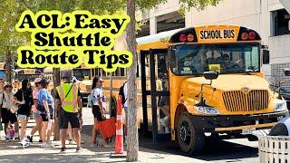 Easy Shuttle Route Tips: How to Get to ACL Austin Without Uber or Lyft | AustinExplorer