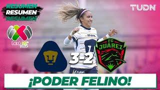 Resumen y goles | Pumas 3-2 FC Juárez | Liga Mx Femenil AP2024-J3 | TUDN