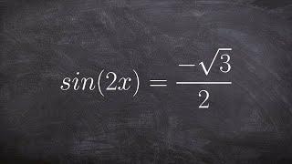 Solving trigonometric equations with multiple angles