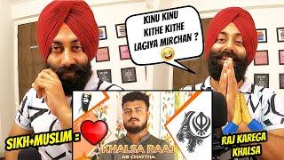 Charda Punjab React to Khalsa Raaj | By Pakistani Singer AB Chattha | Latest Punjabi Song REACTION