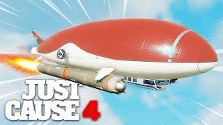 Just Cause 4 - NUKE POWERED AIRSHIP STUNT!