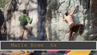 Adam Ondra - Marie Rose 6a - Fontainebleau (and James Pollard)