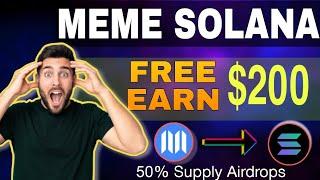 Meme Solana Farming Airdrops || Same As MemeLand || Solana Project Don't miss