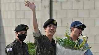 BTS star Jin finishes South Korean military service | AFP