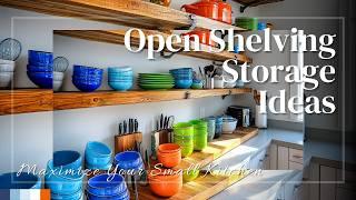 Maximize Your Small Kitchen: Open Shelving Storage Ideas for Apartments!