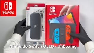 NEW Nintendo Switch OLED - Unboxing & Gameplay