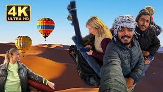 Hot air balloon - DUBAI Desert- 4k Walking tour