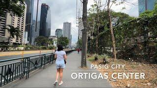 Virtual Tour | Gloomy Day at Ortigas Center | Pasig City | Philippines