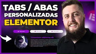 Como Criar TABS / ABAS Personalizadas no Elementor Gratuito [ATUALIZADO 2024]