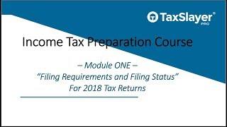 Filing Status and Filing Requirements for Tax Returns