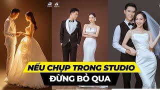 Hậu trường CHỤP ẢNH CƯỚI TRONG STUDIO đẹp nhất 2023 | Mimosa Wedding