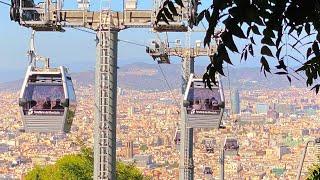 Awesome Barcelona Views! Riding The Montjuïc Cable Car