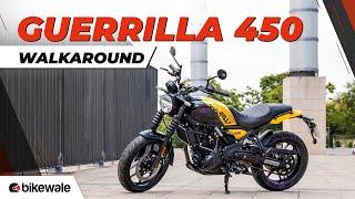 Royal Enfield Guerrilla 450 Walkaround | RE’s Rival to Triumph Speed 400 & Harley X440 | BikeWale