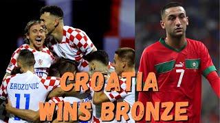 Football World reaction to CROATIA WINS BRONZE MEDAL vs Morocco | FIFA World Cup 2022