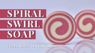 Spiral Swirl Soap - Yin Yang Swirl | Curl Swirl Soap Technique -  Fraeulein Winter