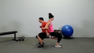 Partner workout for cardio and strength
