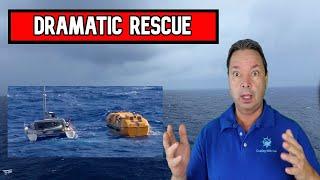 DRAMATIC RESCUE AT SEA