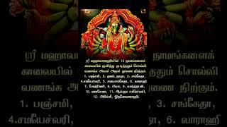 வாராஹி 12 நாமங்கள்/வாராஹி அம்மன்/Varahi 12 namangal/Varahi vazhipadu