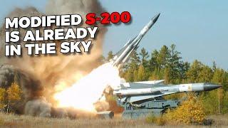 The first video of the launch of the S-200 anti-aircraft missile