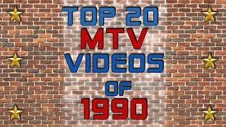 MTV Top 20 Videos of 1990. Best videos of 90`s.