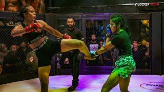 Vaishnavi Gandhi (Maharashtra) vs. Sreejitha (Kerala) | MMA Fight | Spartans Fight Night | India