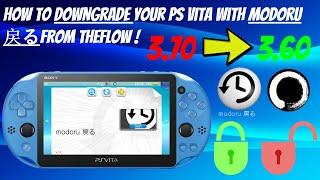 How To Downgrade Your PS Vita with Modoru 戻るFrom TheFlow! [Downgrade From 3.70 To 3.60]