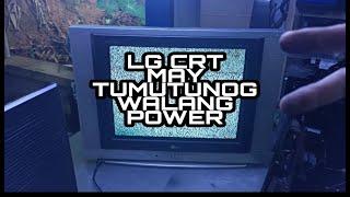 LG CRT TV MAY MAINGAY WALANG POWER