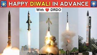 8 Missile Tests By DRDO In 1 Month | Happy Diwali In Advance With  DRDO