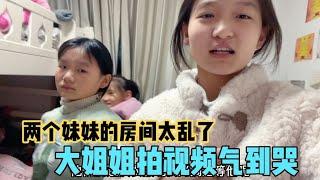 女儿帮妈妈拍视频，终于体会到妈妈的不容易了，最后把自己气哭！