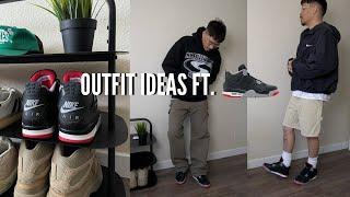 HOW TO STYLE BRED REIMAGINED JORDAN 4 || ON FEET + REVIEW.