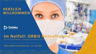 Im Notfall - ORBIS Notaufnahme - ORBIS AddOn Presentation Day