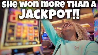 Her Last $7 In High Limit Turned Into More Than A Jackpot!!