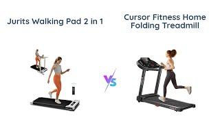 JURITS Walking Pad vs. CURSOR FITNESS Treadmill ‍️‍️ Best Under Desk Treadmill Comparison