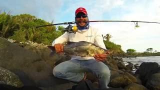 pesca de robalo de orilla snook