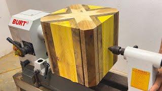 Amazing Woodworking Design Idea Skills Working Meticulous And Diligent - Unique Decorative Vase