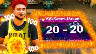 I went on a 100 Game Win-Streak on NBA 2K25... (not clickbait)