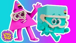 Cyan & Magenta Best Friends! | Learn colours | Cartoons for kids